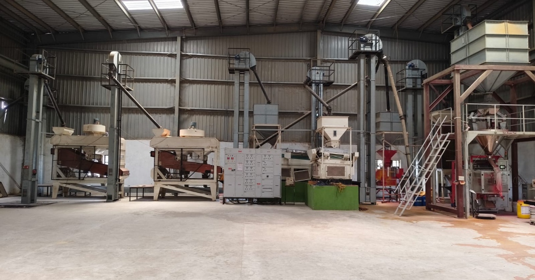 Cropgene Seeds modern seed processing plant in Medak, Telangana